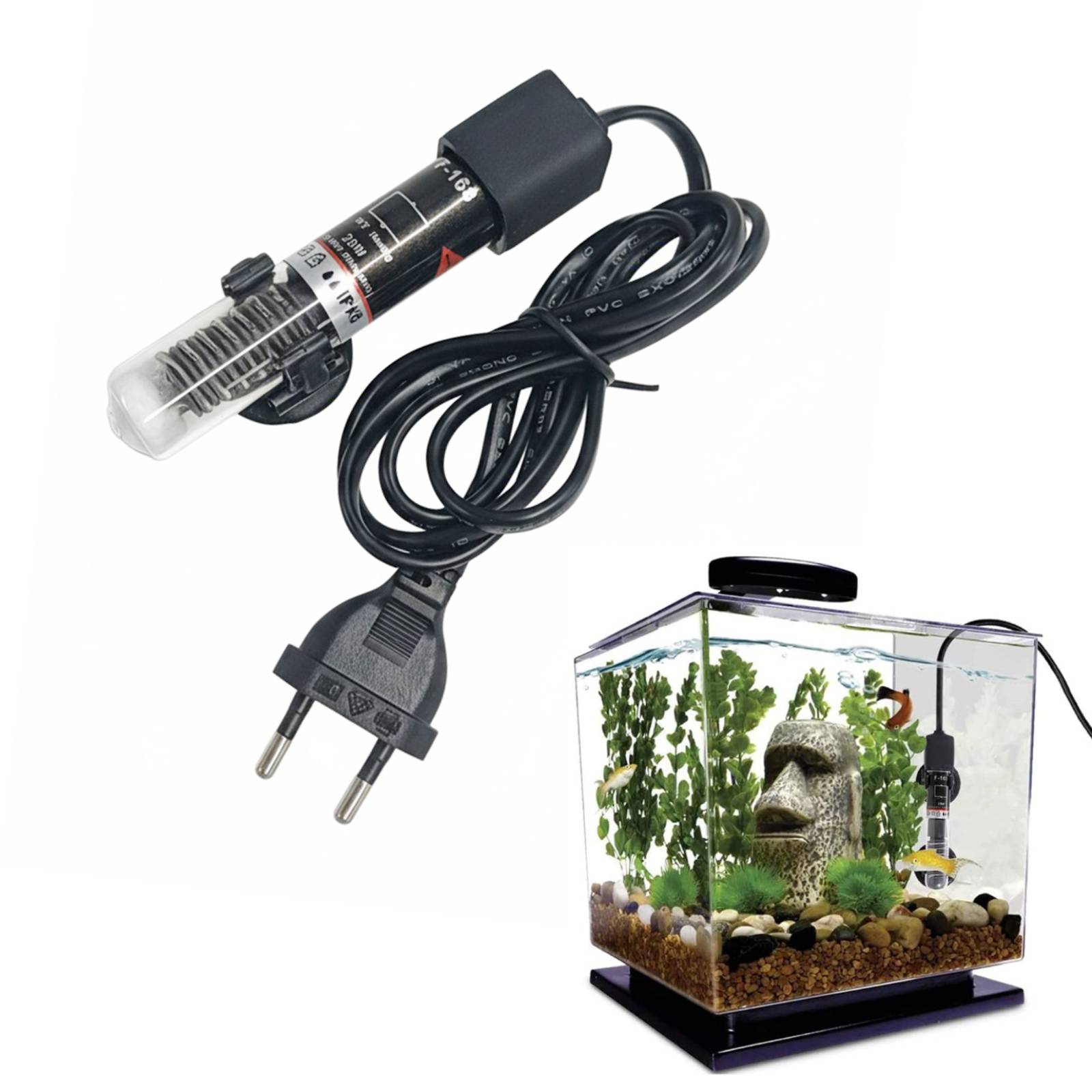 Marine Aquarium Nano - Mini aquecedor de aquário submersível, água