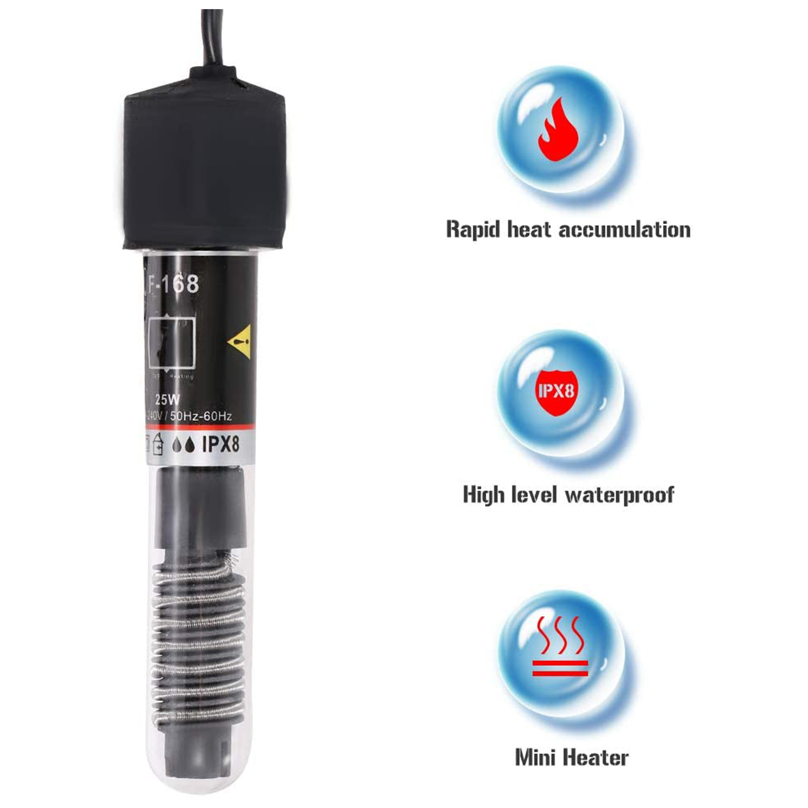 Mini aquecedor de aquário subm - Marine Aquarium Nano avaliação e preço