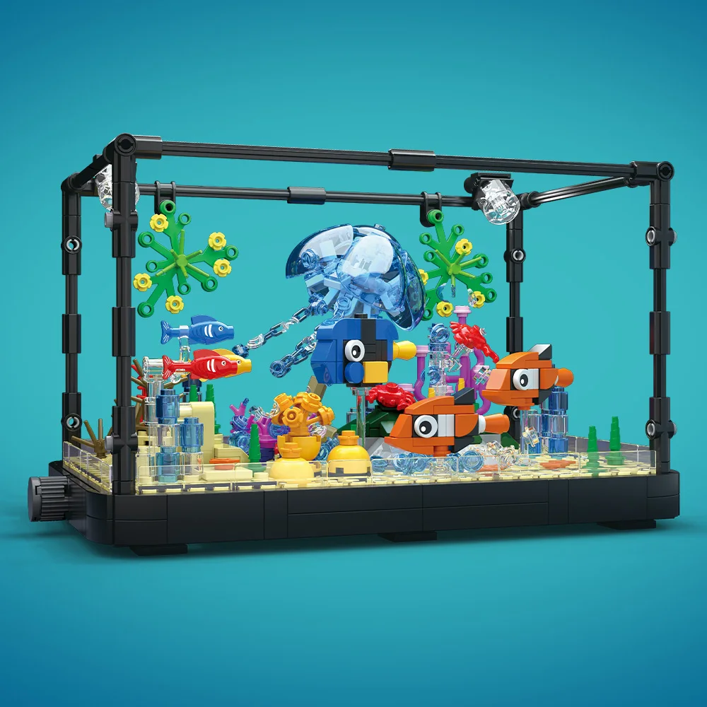 Conjunto de blocos de construç - Aquarium And Marine avaliação e preço