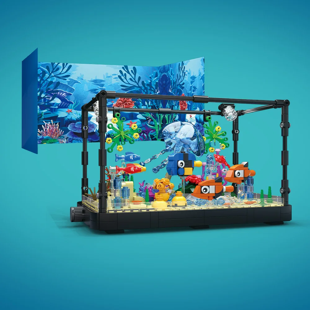 Conjunto de blocos de construç - Aquarium And Marine avaliação e preço