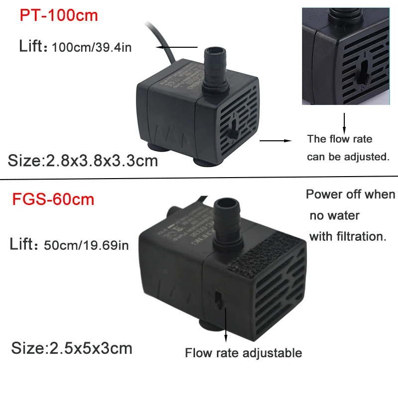 Bomba de Água Submersível USB  - Marine Aquarium Nano avaliação e preço