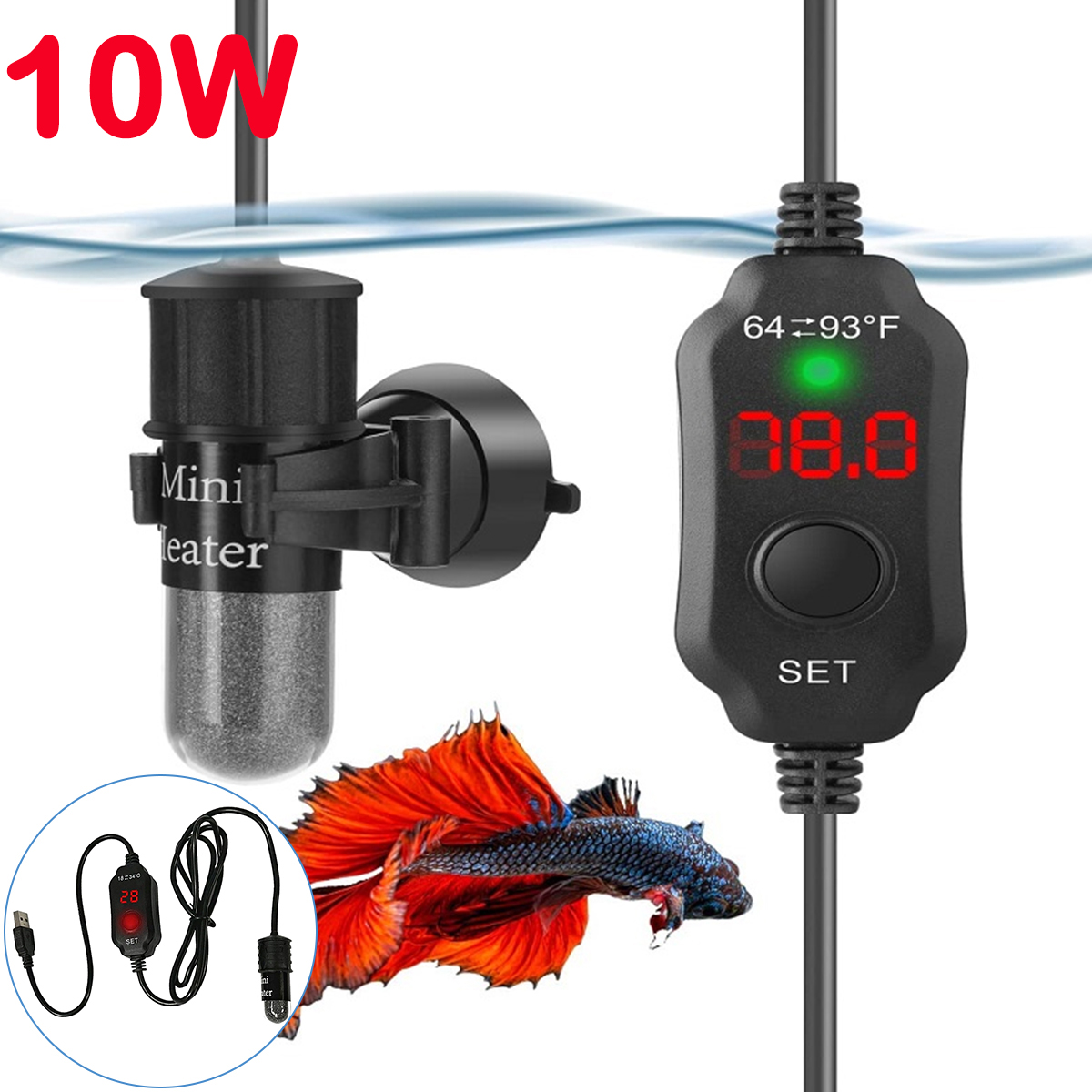Haste aquecedora de aquário aj - Marine Aquarium Nano avaliação e preço