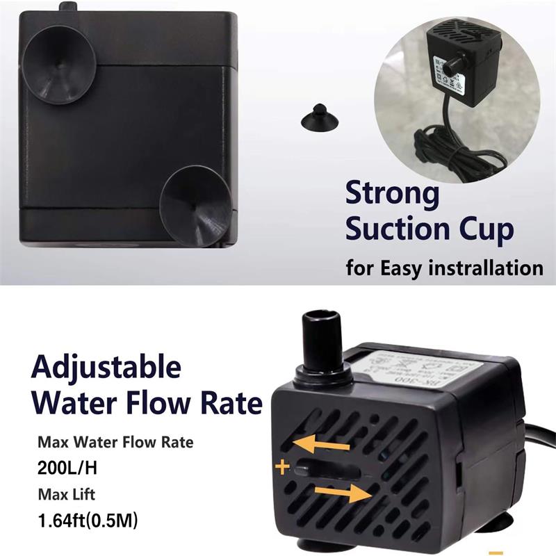 Mini bomba de água para tanque - Marine Aquarium Dc Pump avaliação e preço
